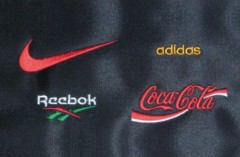ADVERTISING EMBROIDERY BRANDS